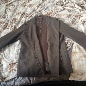 Kenneth Cole tweed trench coat.